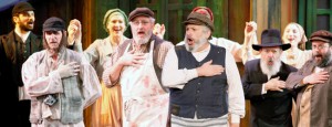 Susan Cella (Golde) and Harvey Fierstein (Tevye) star in the National Theatre’s “Fiddler on the Roof.’ (Photo by Joan Marcus; courtesy of National Theatre)