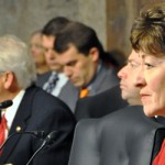 Sen. Susan Collins (R-Maine) is among the signers of a letter vowing to obstruct movement on certain bills before the Senate (Blade photo by Michael Key.)