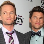Actor Neil Patrick Harris and David Burtka attend the Tommy Hilfiger Spring 2011 collection show during New York Fashion Week