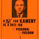 A vintage 'Kameny for Congress' poster from 1971. This campaign inspired the launch of GLAA. (Image courtesy of Rainbow History Project)