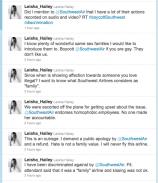 A screen shot of Leisha Hailey's Twitter feed. (Captured by Washington Blade Sep. 26 4:40pm)