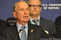 Michael Bloomberg on Thursday endorsed President Obama's re-election campaign (Washington Blade file photo by Michael Key)