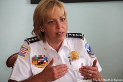 D.C. Police Chief Cathy Lanier (Washington Blade photo by Strother Gaines)