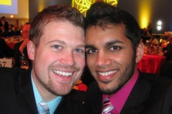 Ryan Wilson and Shehan Welihindha (Photo courtesy of Ryan Wilson