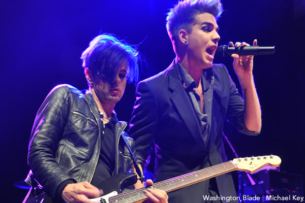 Adam Lambert, Tommy Joe Ratliff, marriage equality, gay marriage, same-sex marriage, 9:30 Club, music, Marylanders for Marriage Equality, gay news, Washington Blade