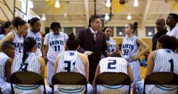 ESPN 980 co-hosts Andy Pollin and Steve Szaben criticized Mission College for allowing a transgender woman onto the women's basketball team. (Photo from Mission College)