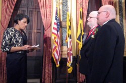Baltimore Mayor Stephanie Rawlings-Blake hosted some of Maryland's first same-sex weddings on Jan. 1.(Photo courtesy of Baltimore mayor's office)
