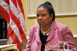 Maryland state Sen. Lisa Gladden (D-District 41) (Washington Blade photo by Michael Key)