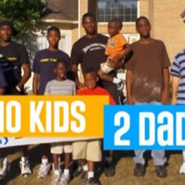 10 kids, 2 dads