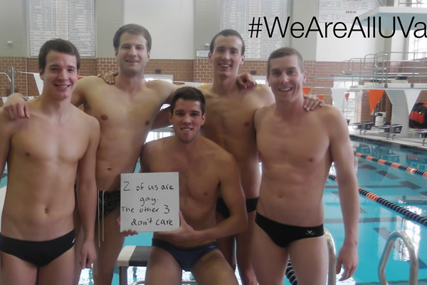 Diversity Campaign Features Uva Swimmers Washington Blade Gay News 