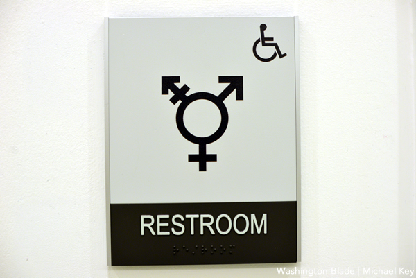 all gender restroom, gay news, Washington Blade