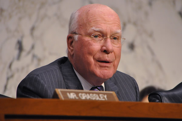 Sen. Patrick Leahy (D-Vt.) will amend immigration reform to include UAFA (Washington Blade photo by Michael Key)