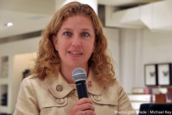 Debbie Wasserman Schultz, DNC, Democratic National Committee, Lesbian Leadership Council, gay news, Washington Blade