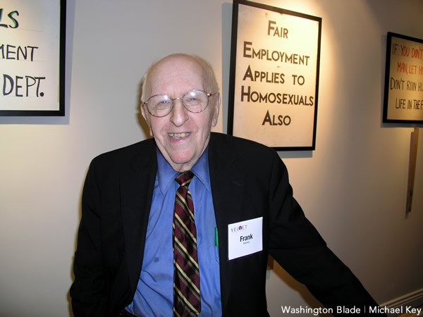 Frank Kameny, Velvet Foundation, LGBT museum, gay news, Washington Blade