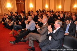 Attendees of Frank Kameny's memorial