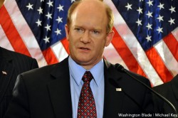 Sen. Chris Coons, civil unions, Delware, gay news, gay politics DC