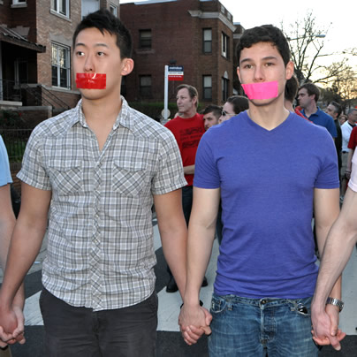 Silent March, hate crimes, Columbia Heights, gay news, Washington Blade