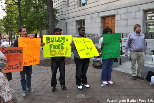 bullying, gay news, Washington Blade