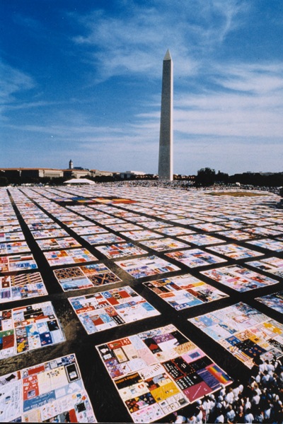 Gay News, Washington Blade, AIDS Quilt