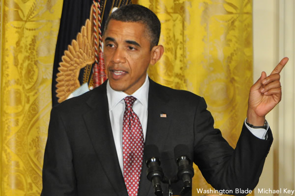 President Obama signed into law an LGBT-inclusive reauthorization of the Violence Against Women Act (Blade file photo by Michael Key)