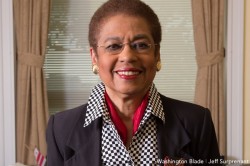 One marriage officiant criticized Del. Eleanor Holmes Norton, claiming she should be doing more to secure funds to hire staff at D.C.’s marriage bureau.(Washington Blade file photo by Jeff Surprenant)