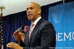 Cory Booker, gay news, Washington Blade