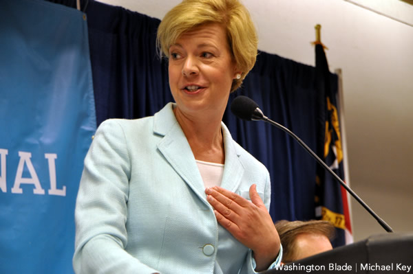 Tammy Baldwin, LGBT caucus, Democratic National Convention, gay news, Washington Blade