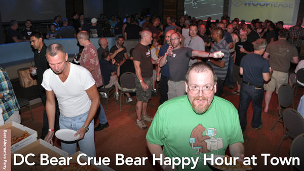 Bear Happy Hour, D.C. Bear Crue, Town Danceboutique, Washington Blade, gay news, Best of Gay D.C.