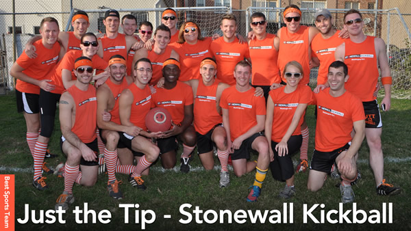 Just the Tip, Stonewall Kickball, sports, JR's, Cobalt, Washington Blade, gay news, Best of Gay D.C.