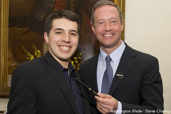 Dylan Goldberg, Martin O'Malley, Washington Blade, gay news