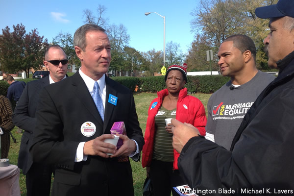 Martin O'Malley, Brendon Ayanbadejo, Question 6, Maryland, election 2012, gay marriage, same sex marriage, marriage equality, gay news, Washington Blade