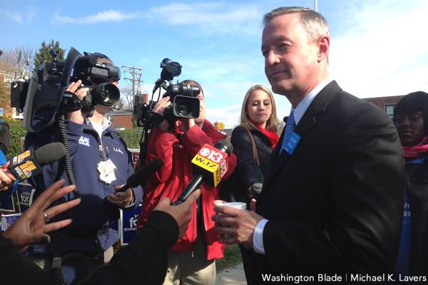 Martin O'Malley, Question 6, Maryland, election 2012, gay marriage, same sex marriage, marriage equality, gay news, Washington Blade