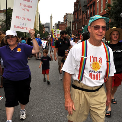 PFLAG, Baltimore, Baltimore Pride Parade, Parents & Friends of Lesbians and Gays, gay news, Washington Blade