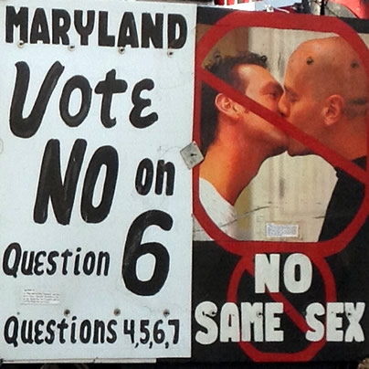 Question 6, Maryland, gay marriage, anti-gay, same sex marriage, gay news, Washington Blade