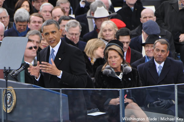 Barack Obama, Inauguration 2013, gay news, Washington Blade