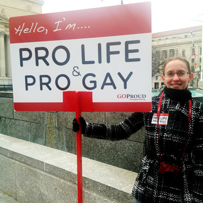 Holly Parker, GOProud, abortion, gay news, Washington Blade