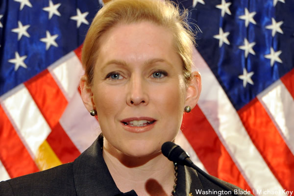 Kirsten Gillibrand, United States Senate, New York, Democratic Party, gay news, Washington Blade