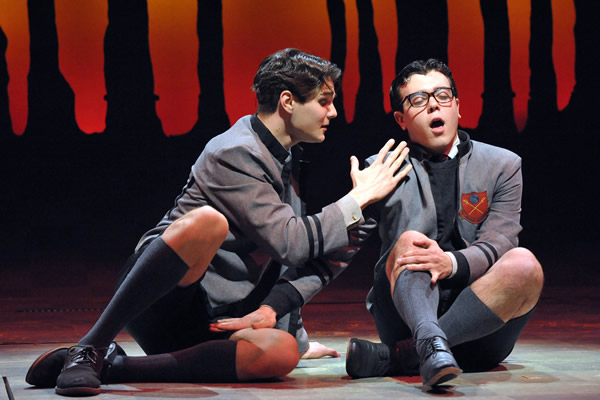 Austin VanDyke Colby, Hanschen, David Landstrom, Ernst, Spring Awakening, Olney Theatre, theater, gay news, Washington Blade