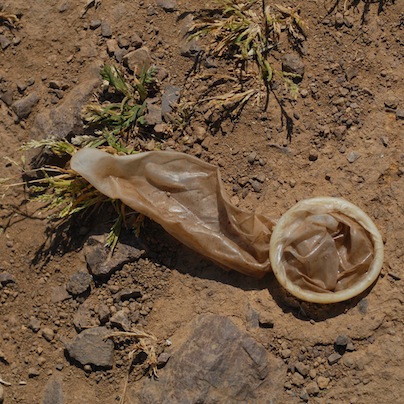condom on earth thumb by joshua ganderson via wikipedia