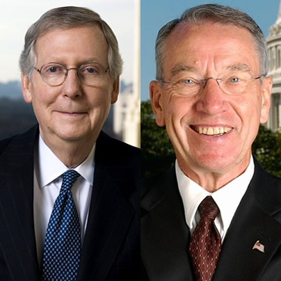 United States Senate, Republican Party, Kentucky, Iowa, Mitch McConnell, Chuck Grassley, gay news, Washington Blade