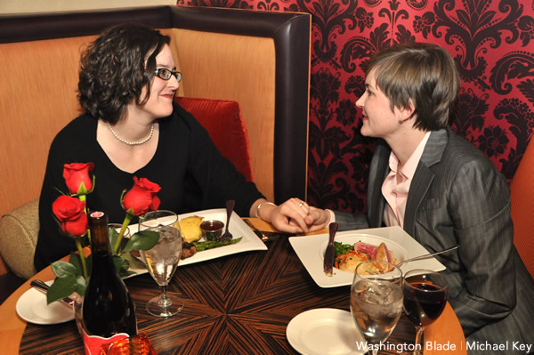 Valentine's Day, romantic, dining, gay news, Washington Blade