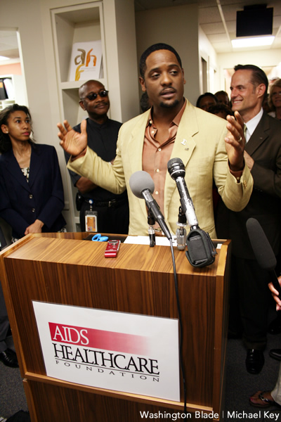 Blair Underwood, AIDS Healthcare Foundation, gay news, Washington Blade