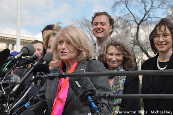 Edith Windsor, Edie Windsor, gay news, marriage equality, same sex marriage, gay marriage, Washington Blade