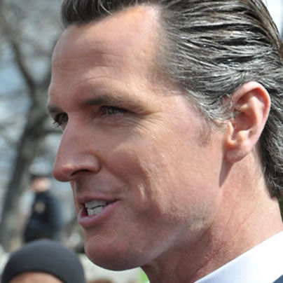 Calif. Lt. Gov. Gavin Newsom by Michael Key Washington Blade