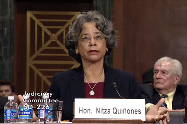 Nitza Quiñones, United States Senate Committee on the Judiciary, Washington Blade, gay news