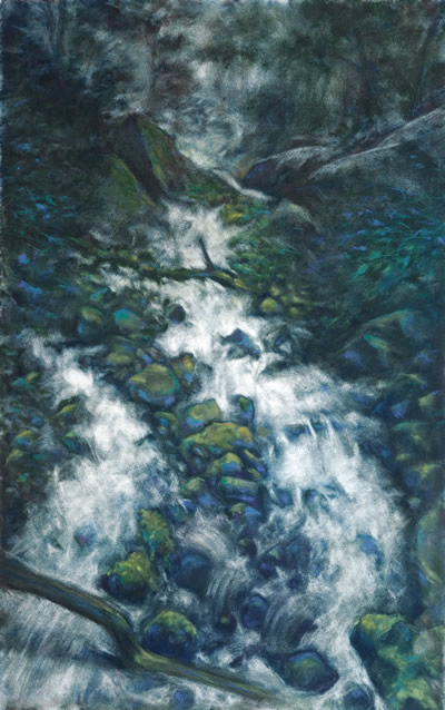 Oregon Waterfall, Tony Frye, art, gay news, Washington Blade