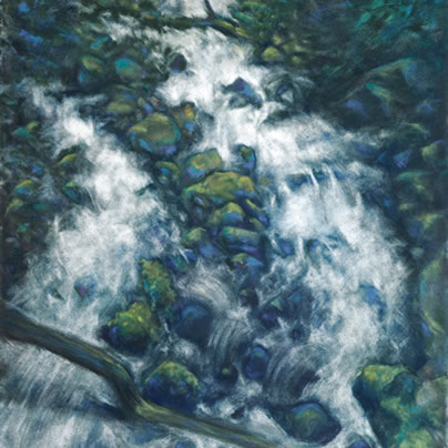 Oregon Waterfall, Tony Frye, art, gay news, Washington Blade