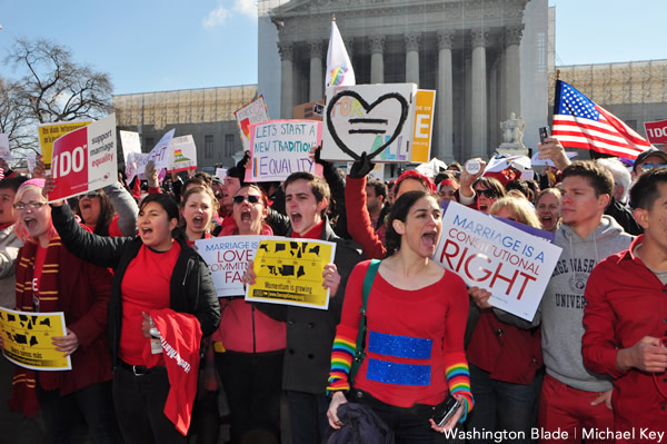 2013, Supreme Court, gay marriage, same sex marriage, marriage equality, Proposition 8, Hollingsworth vs. Perry, gay news, Washington Blade