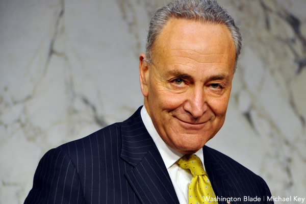 Marijuana Freedom, Chuck Schumer, Charles Schumer, New York, United States Senate, Democratic Party, gay news, Washington Blade