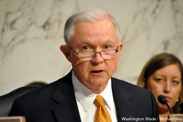 Jeff Sessions, United States Senate, Alabama, gay news, Washington Blade